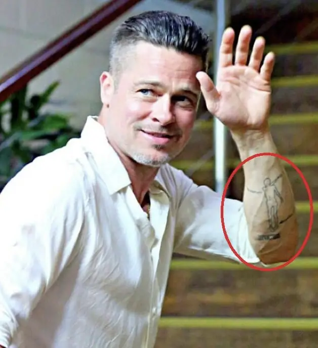 Brad Pitt Celebrity Tattoo